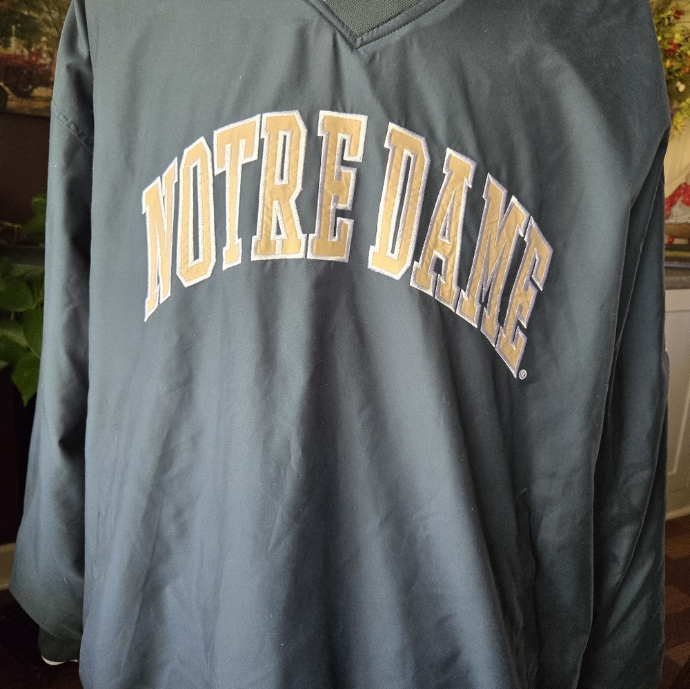 XXL Dark Green Notre Dame Pullover